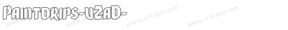Paintdrips-vZaD字体转换