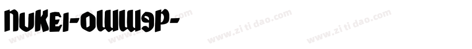 NuKei-0WW9P字体转换