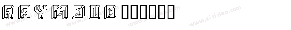 raymond字体转换