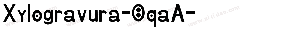 Xylogravura-OqaA字体转换