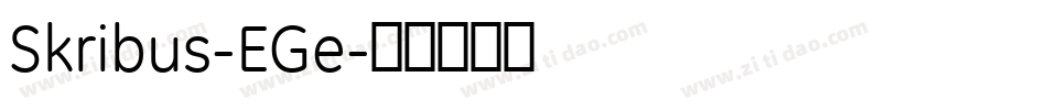 Skribus-EGe字体转换