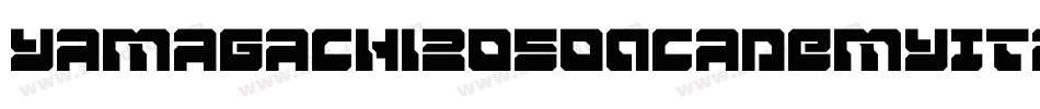 Yamagachi2050AcademyItalic-VXR6字体转换