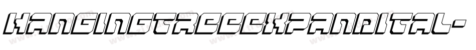 hangingtreeexpandital字体转换