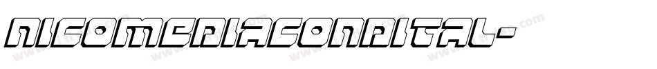 nicomediacondital字体转换
