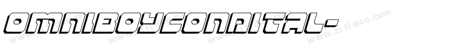 omniboycondital字体转换 omniboycondital字体转换