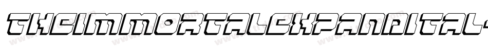 theimmortalexpandital字体转换