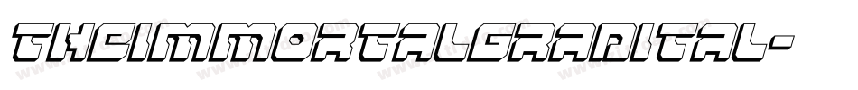 theimmortalgradital字体转换