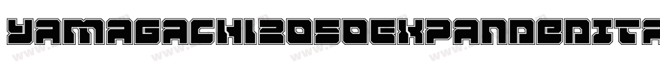 Yamagachi2050ExpandedItalic-6WAo字体转换