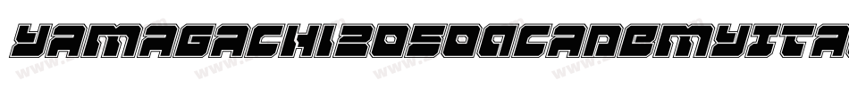 Yamagachi2050AcademyItalic-VXR6字体转换