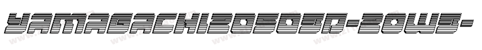 Yamagachi20503D-2ow3字体转换