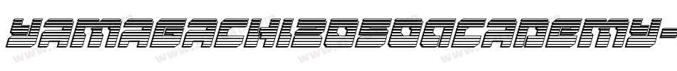 Yamagachi2050Academy-qrnl字体转换