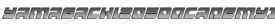 Yamagachi2050AcademyItalic-VXR6字体转换