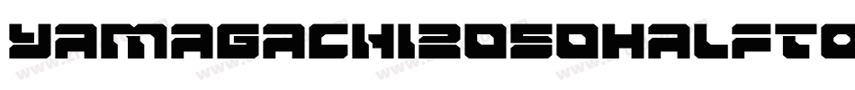 Yamagachi2050HalftoneItalic-nBwR字体转换