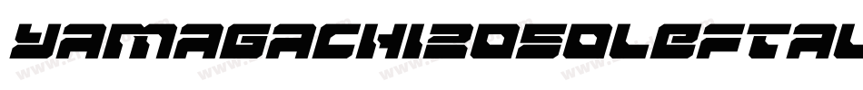 Yamagachi2050Leftalic-89XZ字体转换