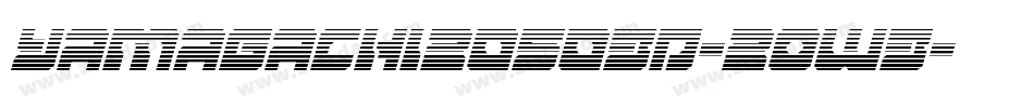 Yamagachi20503D-2ow3字体转换
