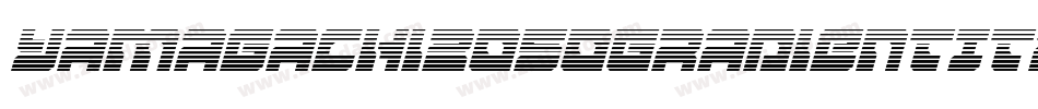 Yamagachi2050GradientItalic-9OJZ字体转换