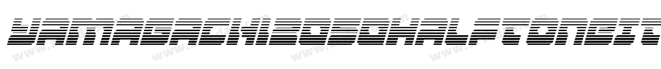 Yamagachi2050HalftoneItalic-nBwR字体转换
