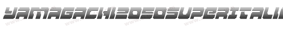 Yamagachi2050SuperItalic-KrjZ字体转换
