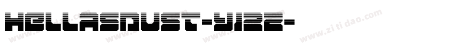 Hellasdust-y12Z字体转换