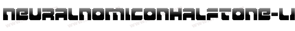 NeuralnomiconHalftone-l1wZ字体转换