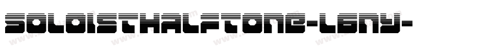 SoloistHalftone-l6ny字体转换