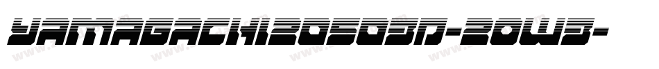 Yamagachi20503D-2ow3字体转换