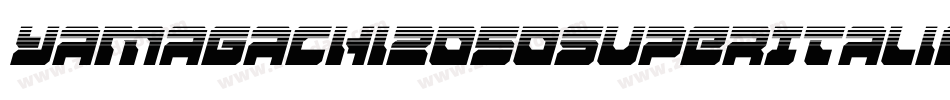 Yamagachi2050SuperItalic-KrjZ字体转换