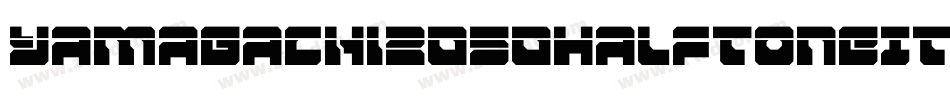 Yamagachi2050HalftoneItalic-nBwR字体转换