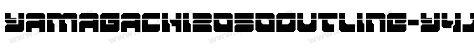 Yamagachi2050Outline-Y4jy字体转换