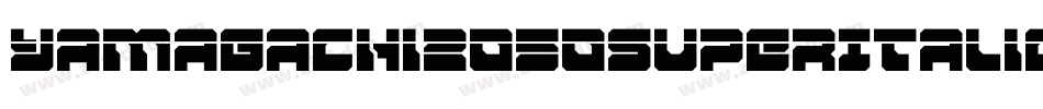 Yamagachi2050SuperItalic-KrjZ字体转换