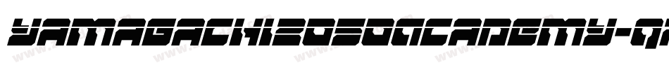 Yamagachi2050Academy-qrnl字体转换