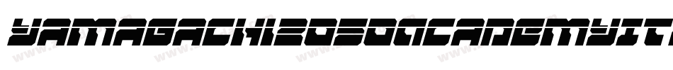 Yamagachi2050AcademyItalic-VXR6字体转换