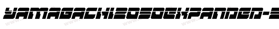 Yamagachi2050Expanded-5eDL字体转换 Yamagachi2050Expanded-5eDL字体转换