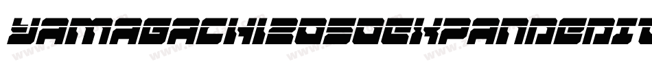 Yamagachi2050ExpandedItalic-6WAo字体转换