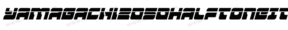 Yamagachi2050HalftoneItalic-nBwR字体转换