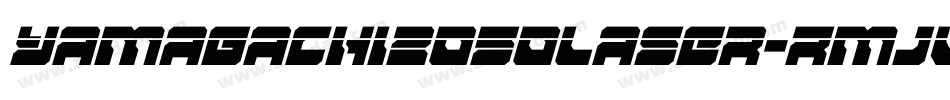 Yamagachi2050Laser-Rmjv字体转换