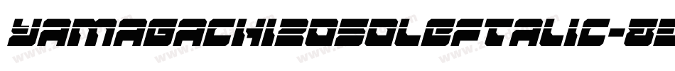 Yamagachi2050Leftalic-89XZ字体转换