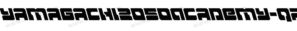 Yamagachi2050Academy-qrnl字体转换
