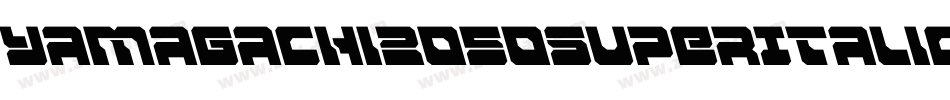 Yamagachi2050SuperItalic-KrjZ字体转换