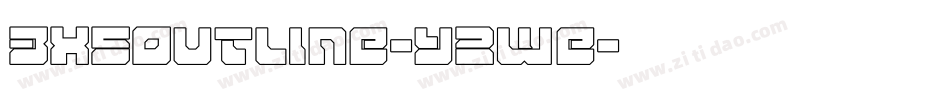 3X5Outline-y2we字体转换