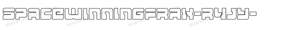 Spacewinningfrax-r4jy字体转换