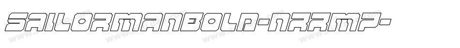 SailormanBold-nRRmP字体转换