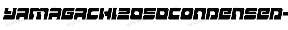 Yamagachi2050Condensed-jlel字体转换