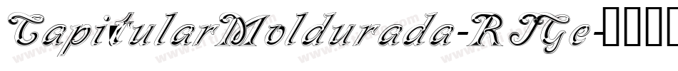 CapitularMoldurada-RJGe字体转换