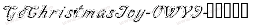 GeChristmasJoy-0WY9字体转换