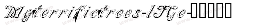 Mgterrifictrees-lJGe字体转换