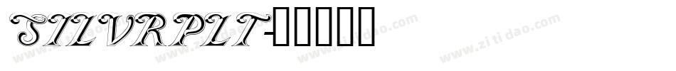 SILVRPLT字体转换