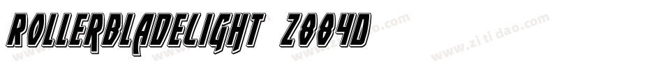 RollerBladeLight-z884D字体转换