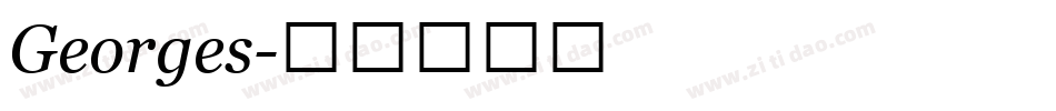 Georges字体转换