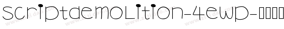 ScriptDemolition-4Ewp字体转换